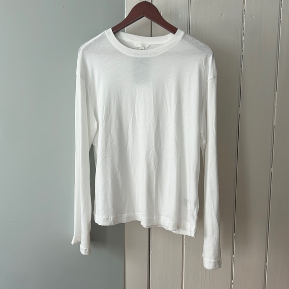 H&M Long Sleeve White TEE NWT - Picture 1 of 3